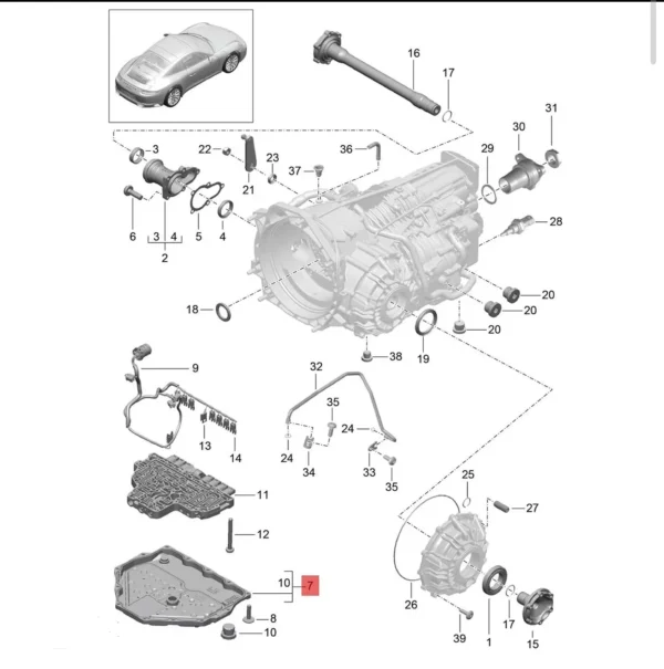 High Quality New PDK Oil Pan with Filter and Gasket Factory-Supplied Product for Automatic CVT Gearbox