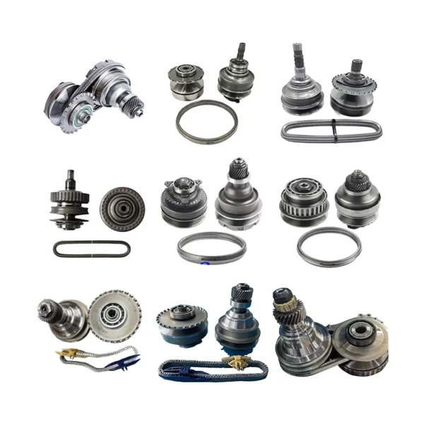 JF016E JF017E CVT Pulley Assembly with Belt Chain Auto Transmission Parts Compatible Gearbox Accessories