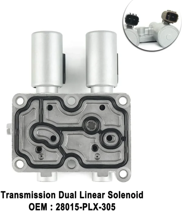 Auto Transmission System Dual Solenoid 28015-PLX-305 for Honda Civic 2001-2005 1.7L