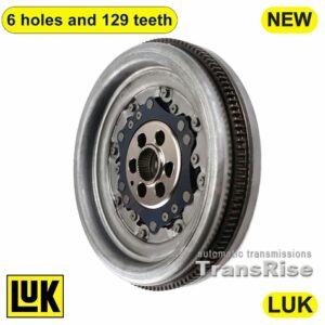 DQ250 02E 6-Speed DSG Dual-Mass Flywheel - LUK 6 Holes 129 Teeth Smooth Torque Transfer 12-Month Warranty