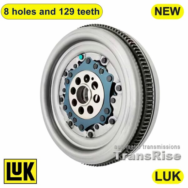 LUK Brand New Dual-Mass Flywheel (8 Holes 129 Teeth) - For DQ250 02E DSG6 Transmission Noise Reduction